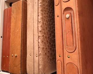 Leather briefcases 