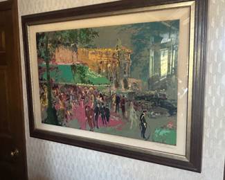 Leroy Nieman “cafe de la paix” signed number print 194/300