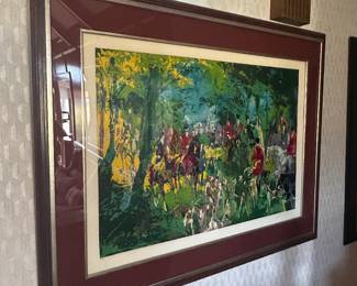 Leroy nieman “chateau hunt” signed number 158/300 