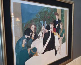 Christine Rosamond “storyteller” 148/300 serigraph limited edition