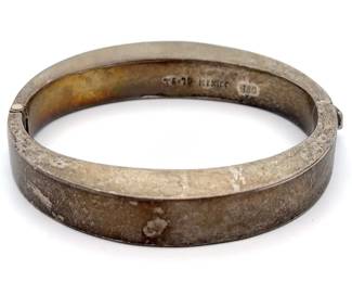 Taxco Mexico Rich Patina Rustic Vintage Estate Bracelet
