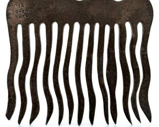 Taxco Mexico Vintage Rustic Hair Comb
