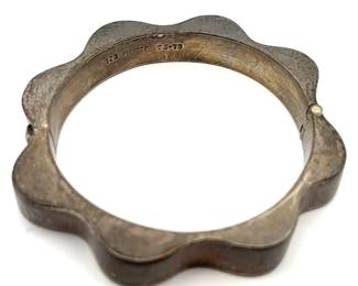 Estate Vintage Taxco Mexico Rustic Rich Patina Bracelet

