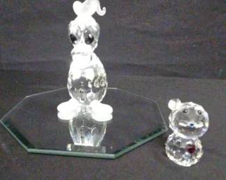CT411Swarovski Crystal Minature DrakeDuck Figurine