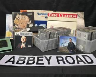 CT407Mystery music lot with signed Debbie Reynolds.Item
