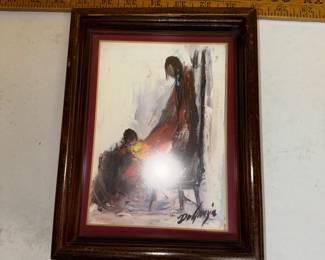 De Grazia Print Framed $8.00