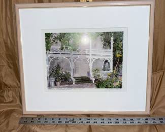 White House Print Signed $14.00\
