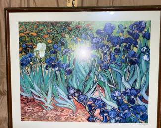 Van Gogh Print Framed $15.00