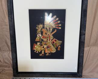 Aztec Straw Art 17" Tall $15.00