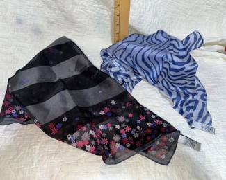 2 Elaine Gold Scarves $6.00