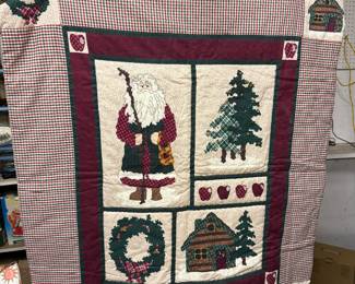Santa Wall Quilt $10.00