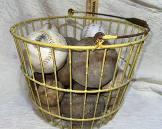 Basket With Balls $24.00