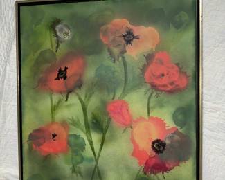 Poppies Art (has a scratch) $24.00