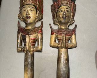 Wood Carved Wall Hangings $14.00