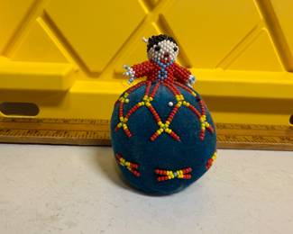 Zuni Beaded Doll $12.00