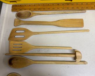 7 Wood Utensils $7.00