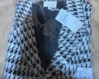 Nordstrom Plaid Topper Jacket 1X New $12.00