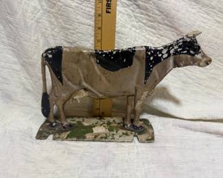 Cast Iron Cow Doorstop $12.00