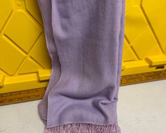 Pashmina Purple Beaded Scarf $12.00