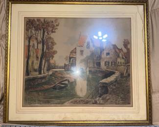 28" Tall Framed Art $44.00