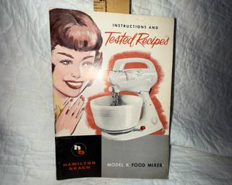 Hamilton Beach Model K Food Mixer Tested Recipes $3.00
