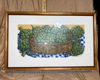 Over 3' Long Artichoke Art $25.00