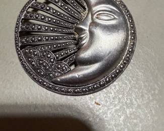 Signed Moon Pin $8.00