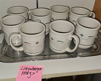 LONGABERGER COFFEE MUG LOT
