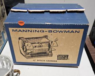 MANNING-BOWMAN 4.5” BENCH GRINDER