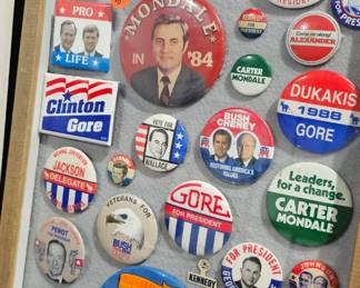 POLITICAL BUTTONS VINTAGE