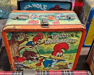 METAL WOODY WOODPECKER LUNCHBOX