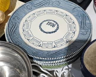 CALENDAR PLATE LOT VINTAGE