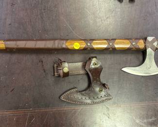 DECORATIVE AXE AND SHEATH