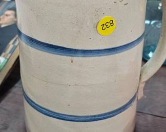 STONEWARE CROCK JUG / PITCHER
