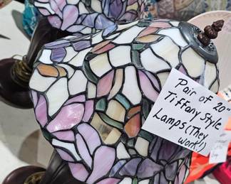 TIFFANY STYLE LAMPS