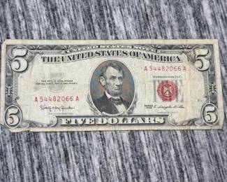$5 STAR NOTE RED SEAL