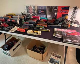 Lionel, Marx and American Flyer trains