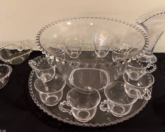Candlewick punch bowl