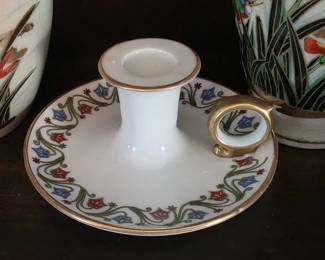 Limoges candle holder