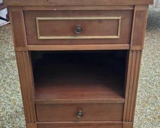 MCM side table with 2 drawers