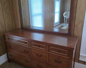 MCM dresser and mirror