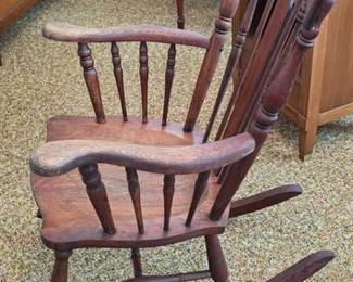 Vintage oak rocker
