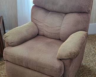 Ashley Furniture corduroy fabric recliner