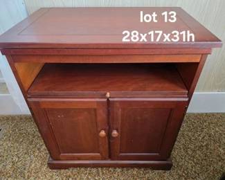 Swivel top utility cabinet