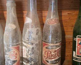Vintage soda bottles
