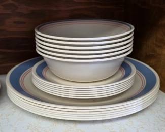 Sets of vintage Corelle ware