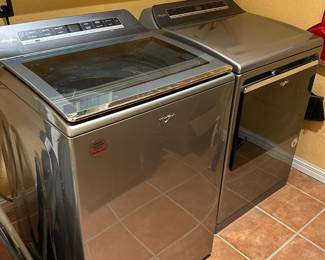 washer and dryer ( sold as a set) you must bring tools and a cap for the water line. We do not load appliances or furniture.