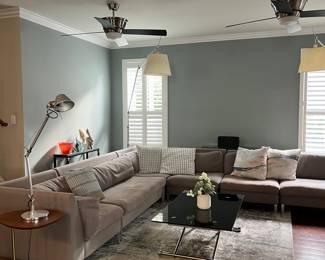 huge 6-piece modular sectional