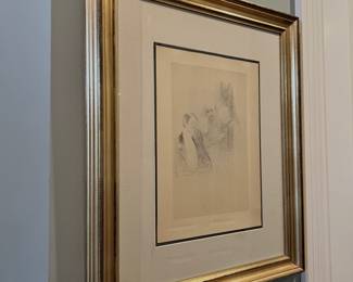 henri de toulouse-lautrec lithograph (signed)