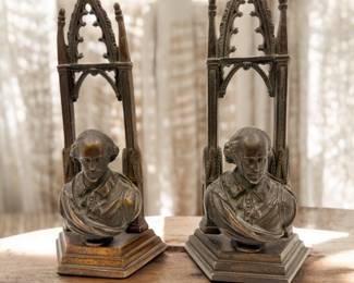BRONZE BOOKENDS 